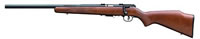 Savage 93R17GLV Left-Hand Rimfire Rifle 96717, 17 HMR, 21" Hvy BBL, Bolt Action, Walnut Stock, Blue Finish, Accutrigger, 5 Rds
