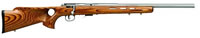 Savage 93R17BTVS Rimfire Rifle 96200, 17 HMR, 21" Hvy BBL, Bolt Action, Brown Laminate Stock, Stain Steel Finish, Accutrigger, 5 Rds