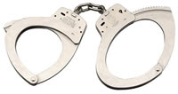 Smith & Wesson Large Nickel Handcuffs 350118