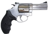 Smith & Wesson 60 Revolver 162430, 357 Magnum, 3" BBL, Rubber Grip, Satin Stainless Finish, 5 Rd, Adj Sights