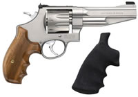 Smith & Wesson 627 Revolver 170210, 357 Magnum, 5", Wood Grip, Matte Stainless Finish, 8 Rd