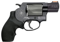Smith & Wesson 360 AirLite PD Revolver 163064, 357 Magnum, 1 7/8", Hogue Bantam Grip, Blue Finish, 5 Rd, HiViz Sights