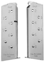Chip McCmormick Colt 1911 45 Automatic Colt Pistol (ACP) 8 Round Stainless Magazine (14110)