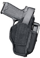 Uncle Mikes Ambidextrous Hip Holster w/Mag Pouch Fits: 4.5"-5" Barrel Large Autos (70050)