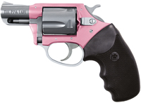 Charter Arms Pink Lady Revolver 53830, 38 Special, 2 in, Black Synthetic Grip, Pink Aluminum Alloy / Stainless Steel Finish, 5 Rd