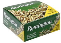 Remington Rimfire Ammunition 1622C, 22 Long Rifle, Plated Hollow Point (HP), 36 GR, 1280 fps, Value Pack, 525 Rd/Bx