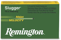 Remington Slugger High Velocity SPHV20RS, 20 Gauge, 2-3/4", 1/2 oz, 1800 fps, Lead Slug, For Smooth Bore, 5 Rd/bx