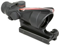 Trijicon ACOG Scope w/TA51 Mount TA31F, 4X32 5.53 M.O.A. Black, For 223 Caliber