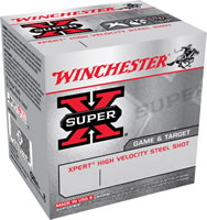 Winchester Xpert High Velocity Steel Loads WE20GT6, 20 Gauge, 2-3/4", 3/4 oz, 1325 fps, #6 Steel Shot, 25 Rds/Bx