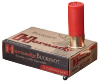 Hornady Shotgun Ammunition 86243, 12 Gauge, 2-3/4", 1350 fps, #4 Lead Buckshot, 10 Rd/bx