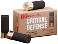 Hornady Critical Defense Shotgun Ammunition 86240, 12 Gauge, 2-3/4", 8 Pellets, #00 Lead Buckshot, 10 Rd/bx