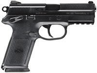 FN Herstal FNX Pistol 66822, 9mm, 4 in, Checkered Polymer Grip, Matte Black Finish, 17 Rd