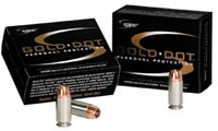 Speer Gold Dot Handgun Ammunition 23920, 357 Magnum, Gold Dot Hollow Point (HP), 125 GR, 1450 fps, 20 Rd/bx