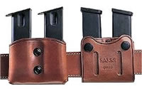 Galco Double Magazine Case Fits Belts 1 in -1 3/4 in Wide, Black, Model DMC22B, For Pistol .357/40/9mm(staggered metal/poly mag)