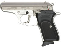 Bersa Thunder 22 Pistol T22NKL, 22 Long Rifle, 3.5 in, Black Synthetic Grip, Nickel Finish, 10 Rd