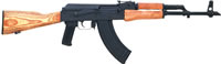Century WASR AK-47 Rifle RI1805N, 7.62mmX39mm, 16.39", Hardwood Stock, Blued Finish