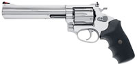 Rossi Double Action Revolver R97206, 357 Magnum, 6 in, Black Rubber Grip, Stainless Finish, 6 rd