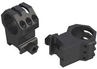 Weaver Tactical 6 Hole 1" High Matte Black Tactical Rings (99689)