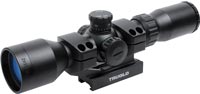 TruGlo Tactical AR-Style Rifle Scope, 3-9X, 42mm, 1 in Tube Dia, Black, Mil-Dot Reticle