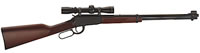 Henry Lever Action Rifle H001M, 22 Magnum (WMR), 19 1/4", Walnut Stock, Blue Finish, 11 Rds