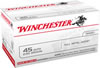Winchester USA Pistol Ammunition USA45AVP, 45 ACP, Full Metal Jacket (FMJ), 230 GR, 835 fps, 100 Rd/bx