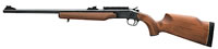 Rossi Wizard Youth Rifle WR243YB, 243 Winchester, 22 in, Hardwood Stock, Blue Finish
