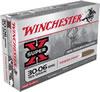 Winchester Super-X Rifle Ammunition X30065, 30-06 Springfield, Pointed Soft Point (SP), 165 GR, 2800 fps, 20 Rd/bx