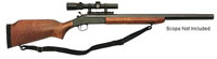 H&R Ultra Slug Gun SB1920, 20 Gauge, 24 in Rifled, 3 in Magnum Chmbr, Blue Rifled Barrel, Walnut Stock