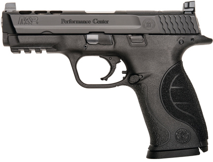 Smith & Wesson M&P 9 Performance Pistol 10097, 9mm, 4.3", Interchangeable Palmswell Grips, Black Finish, 15 Rd