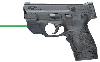 Smith & Wesson M&P40 Shield w/ Crimson Trace Green Laser Pistol 10147, 40 S&W, 3.1", Polymer Grip, Black Finish, 7 Rd
