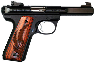 Ruger MKIII Special Edition 22/45 Pistol 10143,  22 LR, 4.5",Wood Grips, Blued Finish, 10 Rds