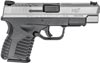 Springfield XDS Essential Package Pistol XDS94045SE, 45 ACP, 4 in, Black Polymer Grip, Two-Tone Finish, 5 Rd