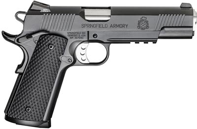 Springfield Operator Loaded Pistol PX9105LLP, 45 ACP, 5", Black Synthetic Grip, Black Finish, Tritium Night Sights, 8 Rd