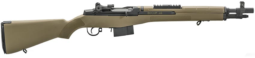 Springfield M1A SOCOM 16 AA9620, 308 Win-7.62 NATO, 16.3", Synthetic Flat Dark Earth Stock, Black Metal Finish, 10 Rd