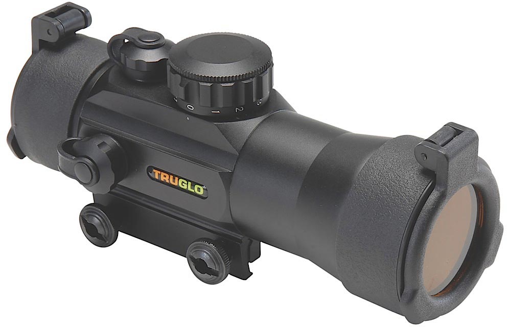 TruGlo Red Dot Scope TG8030B2, 1x, 30mm, 2x, 42mm, Black, 2.5 MOA