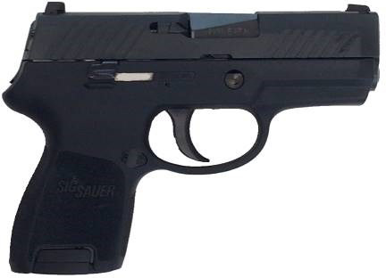 Sig P320 Sub-Compact 320SC9B, 9mm, 3.9", Black Polymer Grips, Nitron Finish, 12 Rd