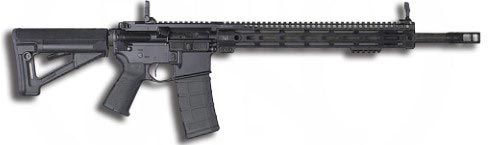 FN Herstal FN15 DMR Semi-Auto Rifle 36310, 223 Remington-5.56 NATO, 18", Magpul STR Stock, Black Finish, 30 Rd