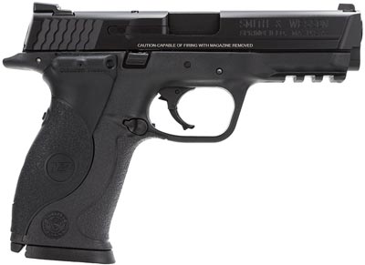 Smith & Wesson M&P 9 Pistol 220070, 9mm, 4 1/4 in, Crimson Trace Laser Grip, Black Finish, 17 Rd