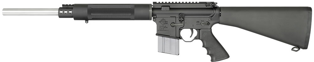 Rock River LAR-15 Varmint A4 Rifle AR1515, 223 Remington, 18 in, Black Stock , Stainless Finish, 20 Rd