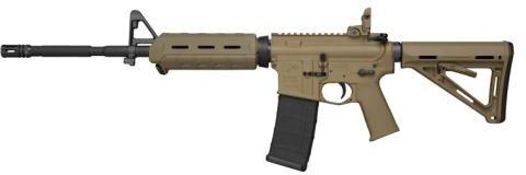 Colt Law Enforcement M4 Carbine LE6920MPFDE, 223 Remington/5.56 NATO, 16.1 in, Magpul MOE Stock, Dark Earth Finish