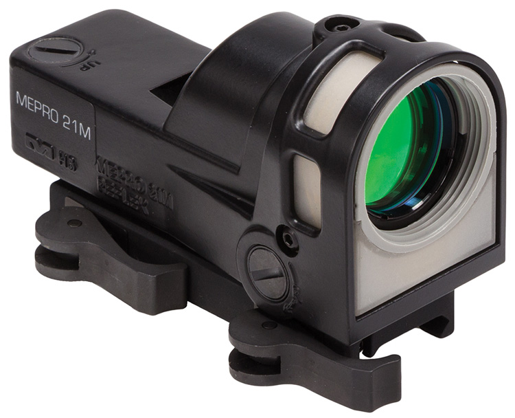 Meprolight Mepro M21 D4 Reflex Sight, 1x, 30mm, Black Finish, 4.3 MOA Dot