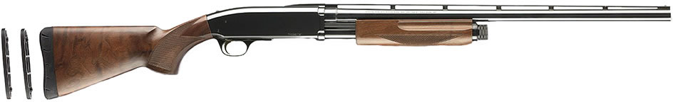 Browning BPS Micro Midas Shotgun 012270306, 12 Gauge, 24 in, 3" Chmbr, Walnut Stock, Blued Finish