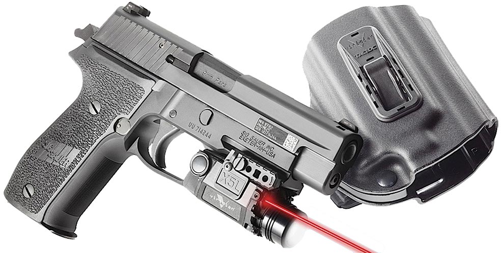 Viridian X5LR Red Laser Sight/ Holster Package X5LRPACKX9, Fits Ruger SR9C