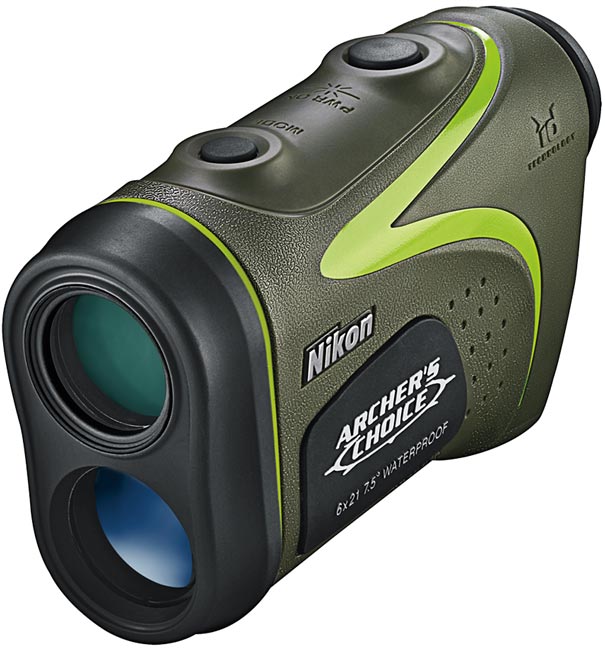 Nikon Archer's Choice Range Finder 8394,  6x, 21mm, Green, Carry Case