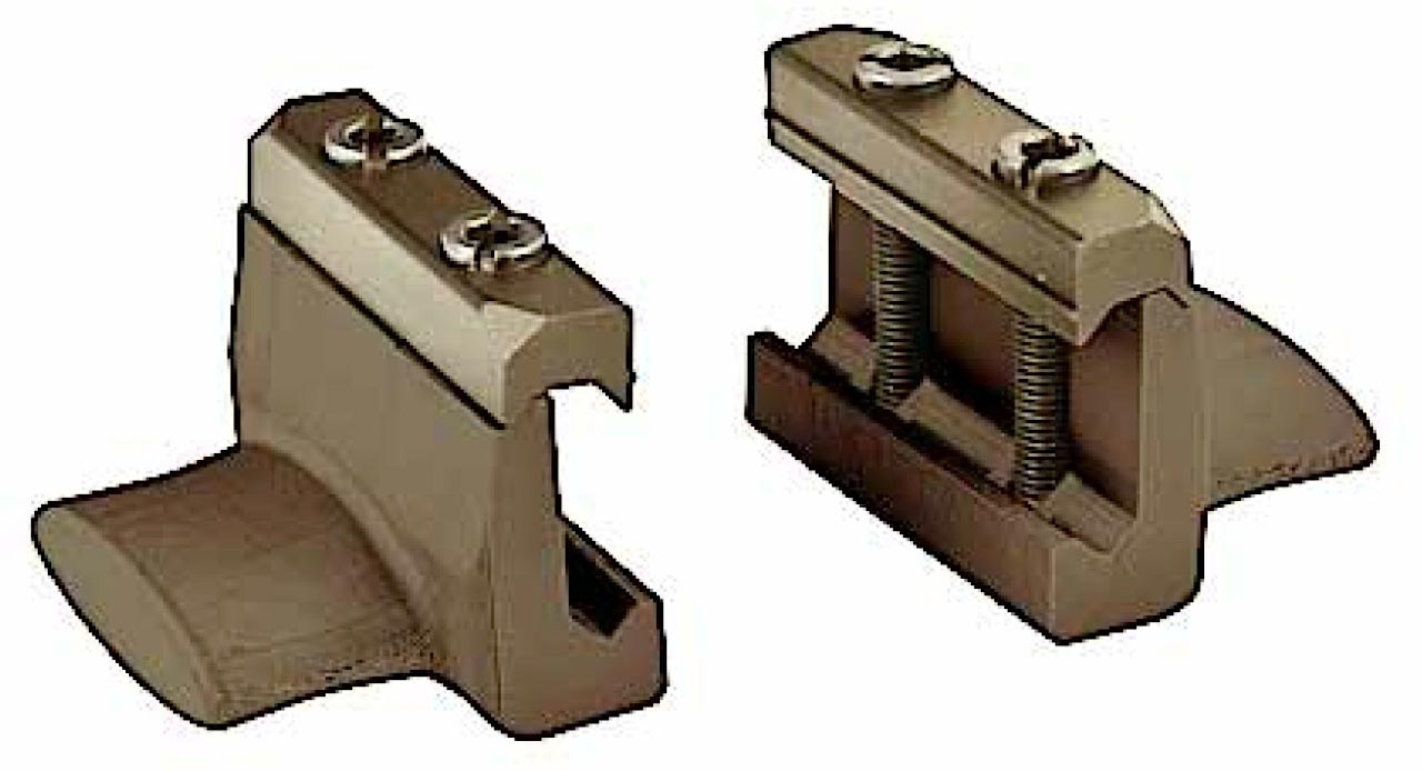 Blackhawk Ambidextrous Rail Mount Thumb Rest, Flat Dark Earth Finish (71RM00DK)