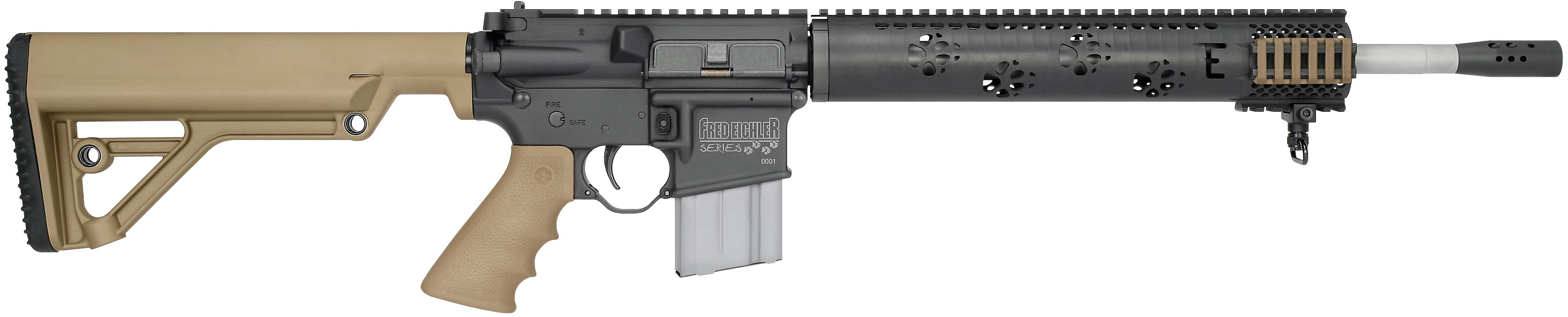 Rock River LAR-15 Fred Eichler Predator Rifle FE1015, 223 Remington/5.56 NATO, 16 in, Dark Earth Finish, 30 Rd