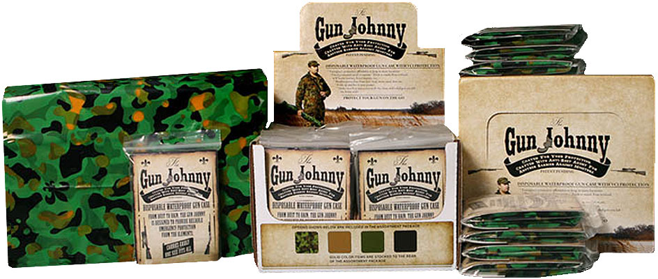 Gun Johnny Disposable Waterproof Gun Case Treated Plastic Camo (GJ231)