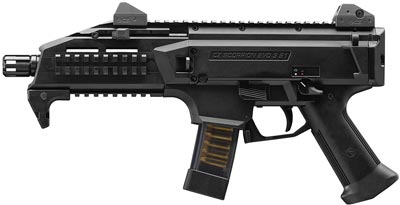 CZ-USA Scorpion EVO PS1 91350, 9mm, 7.72", Black Polymer Grips, Black Finish, 20 Rd