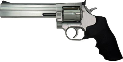 CZ-USA Dan Wesson 715 Revolver 01932, 357 Magnum, 6", Black Synthetic Grips, Stainless Finish, 6 Rd