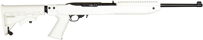 Ruger 10/22 Semi-Auto Rifle 11176, 22 Long Rifle, 16.6",  White Tapco Stock, Blued Finish, 10 Rd